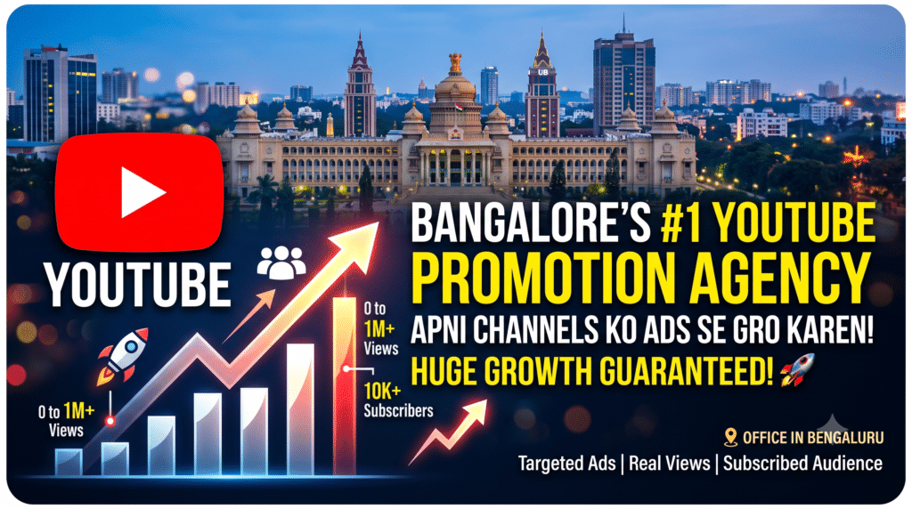 youtube promotion in Bangalore
